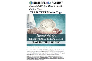Essential Oils For Mental Health Oil Academy Digital Online Class