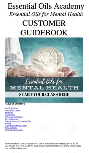 Essential Oils For Mental Health Oil Academy Digital Online Class