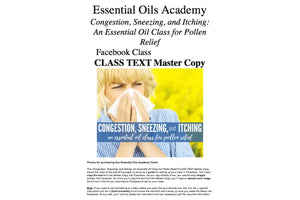 Essential Oils For Pollen Relief Oil Academy Digital Online Class
