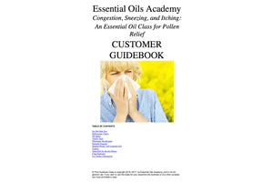 Essential Oils For Pollen Relief Oil Academy Digital Online Class