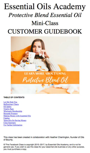 Protective Essential Oil Blend Academy Digital Online Class