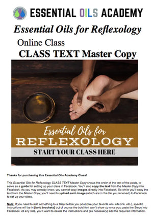 Essential Oils For Reflexology Oil Academy Digital Online Class