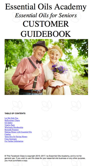 Essential Oils For Seniors Oil Academy Digital Online Class