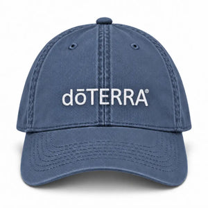 “dōTERRA®” Relaxed Twill Hat - Slate Blue