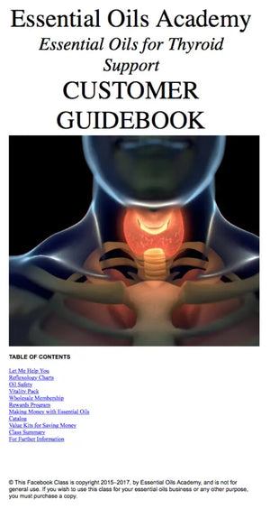 Essential Oils For Thyroid Support Oil Academy Digital Online Class
