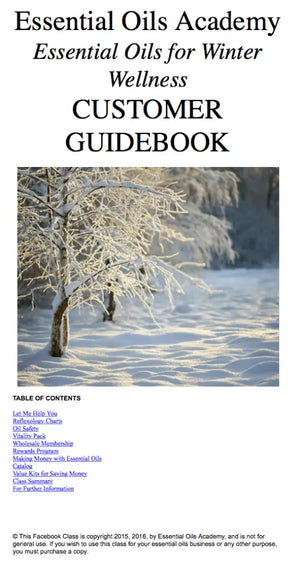 Essential Oils For Winter Wellness Oil Academy Digital Online Class