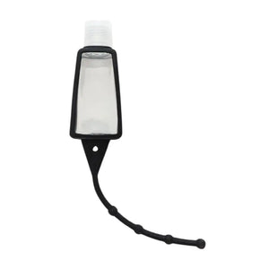Silicone Travel Carriers With 1 Oz. Snap-Top Bottles (Pack Of 6) Black