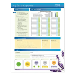 "My Fast Track Planner" Chart