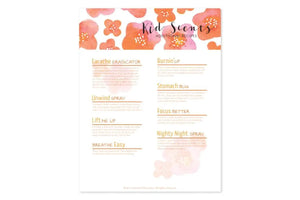 Kid Scents Make-It-Yourself Recipes And Label Set