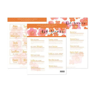 "Kid Scents" Make-It-Yourself Recipes and Label Set