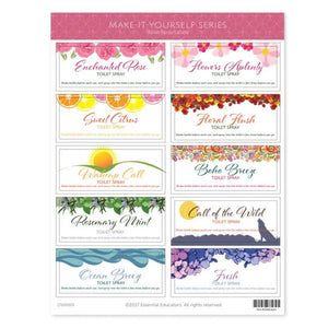 Toilet Sprays Make-It-Yourself Recipes And Labels