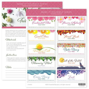 "Toilet Sprays" Make-It-Yourself Recipes and Labels