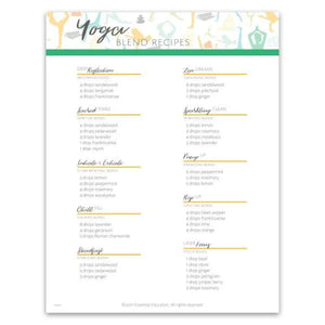 Yoga Sprays Make-It-Yourself Recipes And Labels