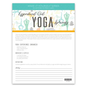 Yoga Sprays Make-It-Yourself Recipes And Labels