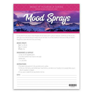 Mood Sprays Make-It-Yourself Recipes And Label Set