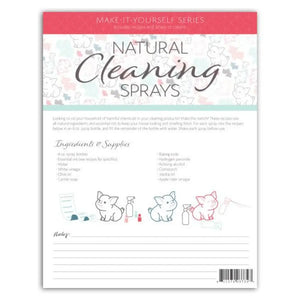 Cleaning Sprays Make-It-Yourself Recipes And Labels