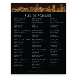 Roller Bottle Blends For Men Make-It-Yourself Recipes And Labels