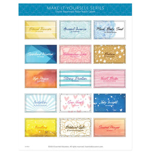 Divine Awareness Make-It-Yourself Recipes And Label Set