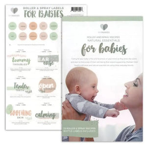 "My Makes For Babies" Recipes and Label Set