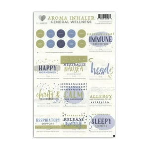 My Makes Supporting General Wellness Inhaler Recipes And Label Set