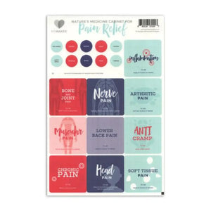 My Makes Pain Relief Recipes And Label Set