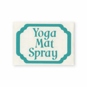 Assorted Vinyl Labels For Personal And Household Care Yoga Mat Spray