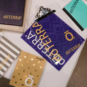 "White doTERRA O" Vinyl Label