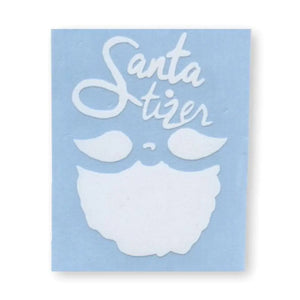 Hand Santa-tizer Vinyl Label