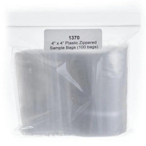 4 X Sample Zip Top Bags (Pack Of 100)