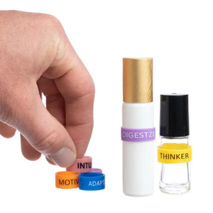 "Essential Oil Label Bandz: doTERRA Oil Blends Collection" (Set of 37)