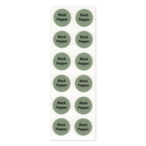 Circle Labels For Dterra Sample Vials (Sheet Of 12)