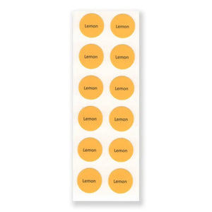 Circle Labels For Dterra Sample Vials (Sheet Of 12)