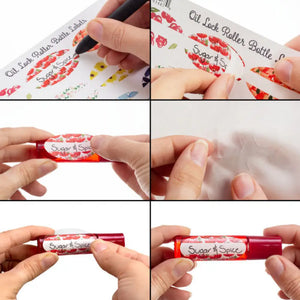 Oil Lock Labels And Lid Stickers For Roller Bottle Blends Everyday Use (Set Of 21 Pairs)