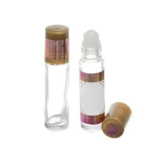 Watercolor Oil Lock Labels And Lid Stickers For 1/3 Oz. Roll-On Bottles (Set Of 33)