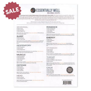 "Essentially Well" Recipe Sheets (10 Sheets)