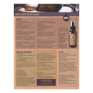 Bath And Body Using Essential Oils Recipe Tear Pad (25 Sheets)