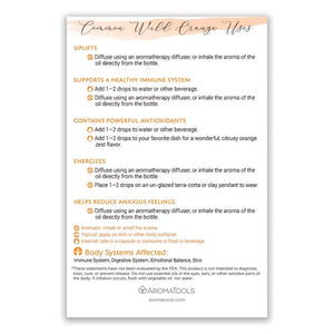 Wild Orange Show And Share Digital Highlight Card