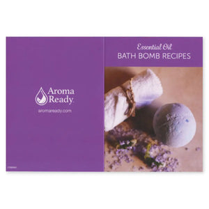 Essential Oil Bath Bomb Recipes Card And Plastic Molds (Pack Of 10)
