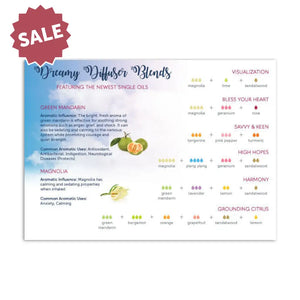 Dreamy Diffuser Blends Card With 2018 Oils (Pack Of 24)