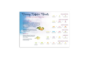 "Dreamy Diffuser Blends" Card with 2018 Oils