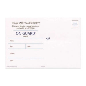 On Guard Postcard Invitations (Pack Of 25)