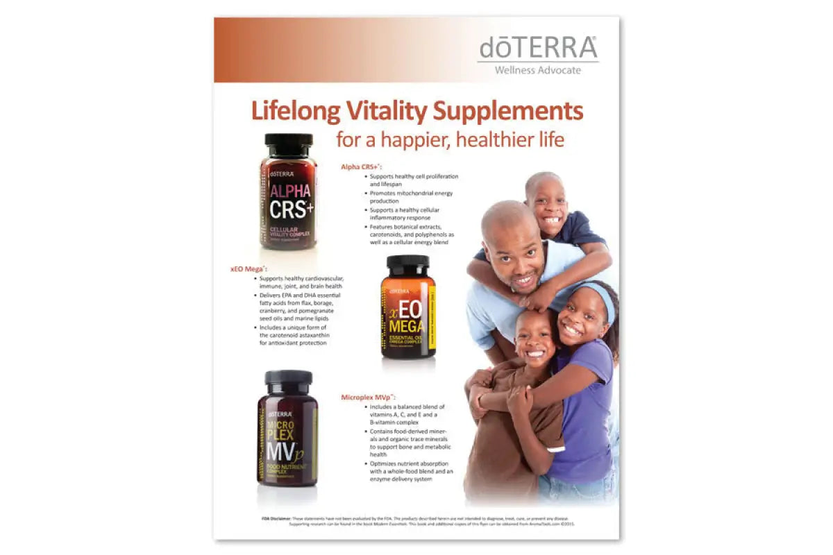 Lifelong Vitality Supplements Tear Pad (50 Sheets)