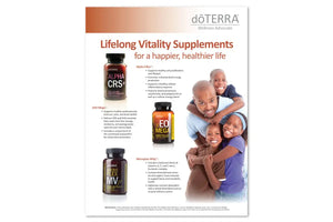 Basic Oil Trio/Lifelong Vitality Supplements Tear Pad (50 Sheets)