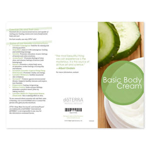 Basic Body Cream Brochure (Pack Of 25)