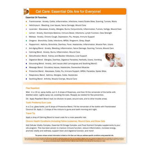 Essential Oils For Cat Care Tear Pad (50 Sheets)