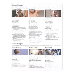 Do-It-Yourself Health: A Mans Guide To Essential Oils Tear Pad (50 Sheets)