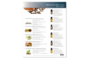 "What the Bible Says: Oils and Spices" Tear Pad (50 Sheets)