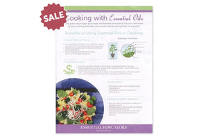 "Cooking with Essential Oils" Handout (Pack of 25)