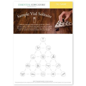Essential Educators: Sample Vial Solitaire Mini Tear Pad Game (50 Sheets)
