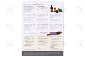 Dr. Mariza Snyders Balance Your Hormones With Essential Oils Tear Pad (25 Sheets)